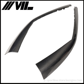Auto Carbon Fiber A Pillar for Nissa n R35 GT-R GTR Black Edition Coupe 2-Door